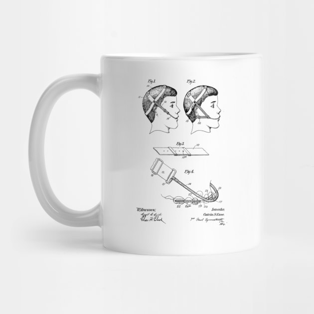 Dental Appliance Vintage Patent Drawing by TheYoungDesigns